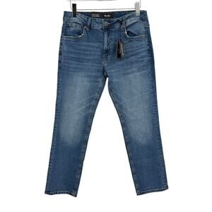 Primitive Skateboarding jeans 32x30 straight medium wash blue denim stretch NEW